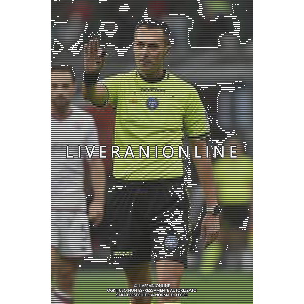 Milan vs Fiorentina nella foto l\'arbitro Marco Di Bello di Brindisi Milano 25-11-2023 Stadio Giuseppe Meazza - San Siro Campionato Serie A TIM - 13a giornata foto Roberto Garavaglia/ag. Aldo Liverani sas/AGENZIA ALDO LIVERANI SAS