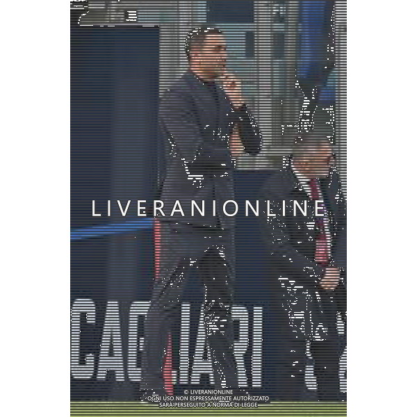26-11-2023. Cagliari calcio- AC Monza . 13° giornata campionato calcio italiano Serie A 2023/2024, Stadio Unipol Domus Cagliari. Foto Salvatore Moi/Agenzia Aldo Liverani s.as. Nella foto: Raffaele Palladino allenatore Monza ©SALVATORE MOI/AGENZIA ALDO LIVERANI SAS