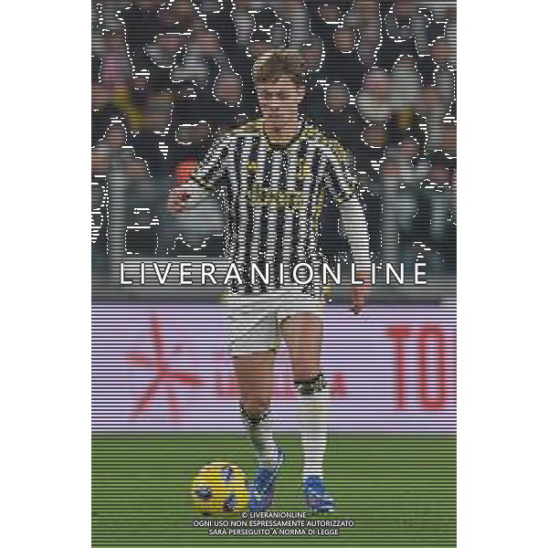 Torino 26.11.2023 Allianz Stadium @Manuela Viganti/Ag. Aldo Liverani sas Juventus vs Inter Campionato Calcio Serie A TIM 2023/2024 13a giornata Nella foto: hans nicolussi caviglia