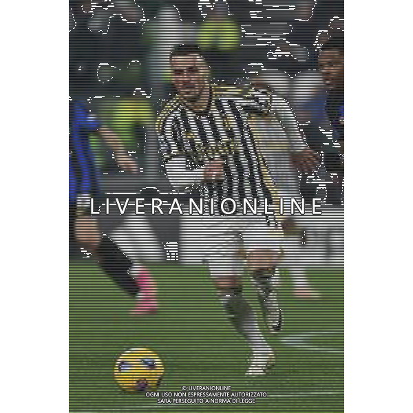 Torino 26.11.2023 Allianz Stadium @Manuela Viganti/Ag. Aldo Liverani sas Juventus vs Inter Campionato Calcio Serie A TIM 2023/2024 13a giornata Nella foto: filip kostic