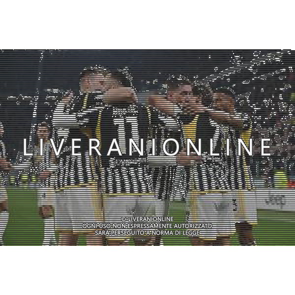 Torino 26.11.2023 Allianz Stadium @Manuela Viganti/Ag. Aldo Liverani sas Juventus vs Inter Campionato Calcio Serie A TIM 2023/2024 13a giornata Nella foto: esultanza juventus dopo il gol di dusan vlahovic