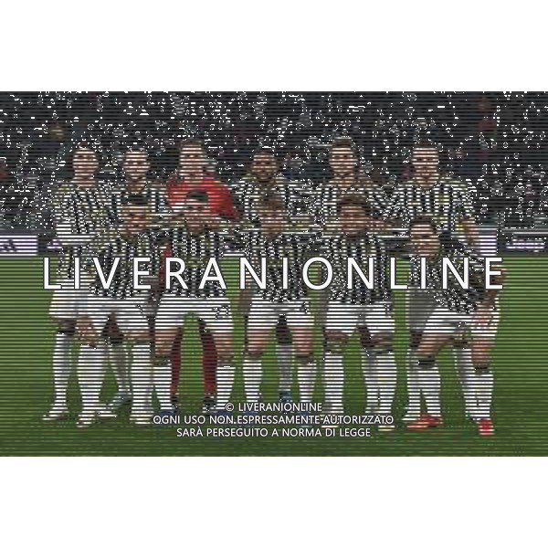 Torino 26.11.2023 Allianz Stadium @Manuela Viganti/Ag. Aldo Liverani sas Juventus vs Inter Campionato Calcio Serie A TIM 2023/2024 13a giornata Nella foto: la formazione della juventus da sx verso dx: dusan vlahovic, adrien rabiot, wojciech zczesny, gleison bremer, daniele rugani, federico gatti, filip kostic, andrea cambiaso, hans nicolussi caviglia, weston mckennie, federico chiesa