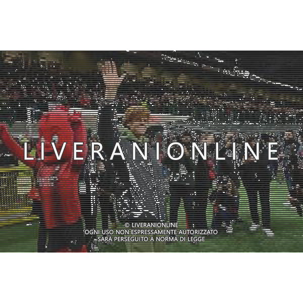 Milan vs Borussia Dortmund nella foto Jannik Sinner Milano 28-11-2023 Stadio Giuseppe Meazza - San Siro UEFA Champions League fase a gironi 5a giornata - Gruppo F foto Roberto Garavaglia/ag. Aldo Liverani sas