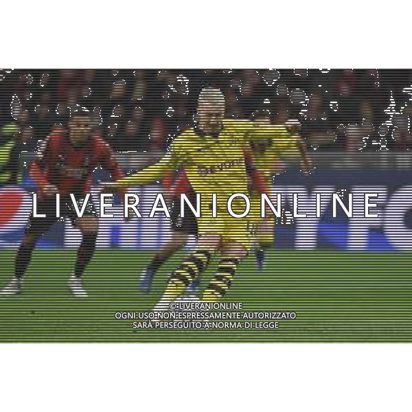 Milan vs Borussia Dortmund nella foto Marco Reus (Borussia Dortmund) segna il gol dell\'1 a 0 Milano 28-11-2023 Stadio Giuseppe Meazza - San Siro UEFA Champions League fase a gironi 5a giornata - Gruppo F foto Roberto Garavaglia/ag. Aldo Liverani sas/AGENZIA ALDO LIVERANI SAS