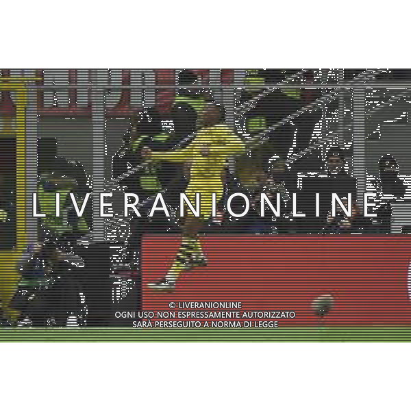 Milan vs Borussia Dortmund nella foto Jamie Bynoe-Gittens (Borussia Dortmund) esulta dopo il gol del 2 a 1 Milano 28-11-2023 Stadio Giuseppe Meazza - San Siro UEFA Champions League fase a gironi 5a giornata - Gruppo F foto Roberto Garavaglia/ag. Aldo Liverani sas/AGENZIA ALDO LIVERANI SAS