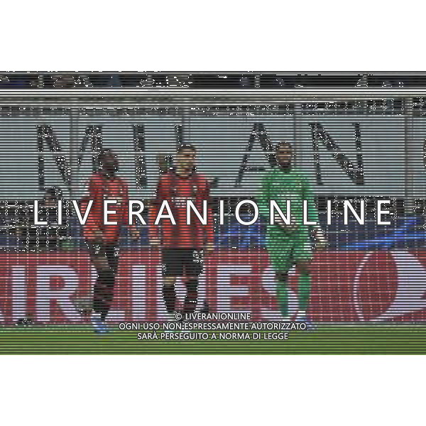 Milan vs Borussia Dortmund nella foto delusione Milan dopo il gol subito del 2 a 1 Borussia Dortmund Milano 28-11-2023 Stadio Giuseppe Meazza - San Siro UEFA Champions League fase a gironi 5a giornata - Gruppo F foto Roberto Garavaglia/ag. Aldo Liverani sas/AGENZIA ALDO LIVERANI SAS