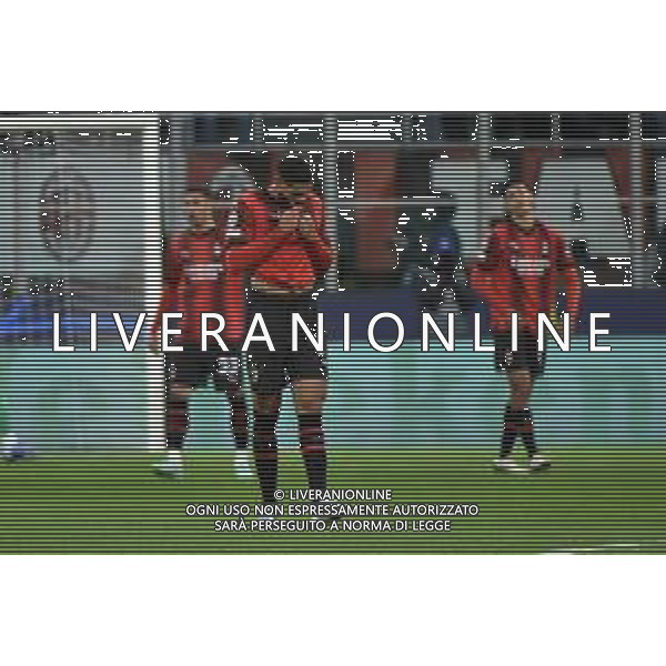Milan vs Borussia Dortmund nella foto delusione Milan dopo il gol subito del 3 a 1 Borussia Dortmund Milano 28-11-2023 Stadio Giuseppe Meazza - San Siro UEFA Champions League fase a gironi 5a giornata - Gruppo F foto Roberto Garavaglia/ag. Aldo Liverani sas/AGENZIA ALDO LIVERANI SAS