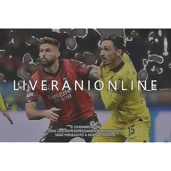 Milan vs Borussia Dortmund nella foto Olivier Giroud (Milan) e Mats Hummels (Borussia Dortmund) Milano 28-11-2023 Stadio Giuseppe Meazza - San Siro UEFA Champions League fase a gironi 5a giornata - Gruppo F foto Roberto Garavaglia/ag. Aldo Liverani sas/AGENZIA ALDO LIVERANI SAS