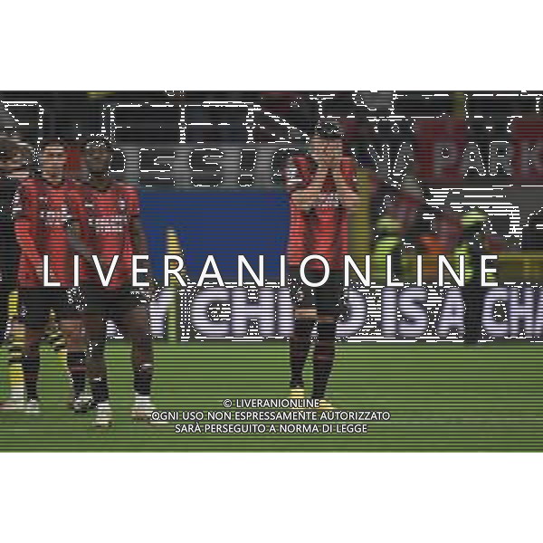 Milan vs Borussia Dortmund nella foto Olivier Giroud (Milan) delusione a fine gara Milano 28-11-2023 Stadio Giuseppe Meazza - San Siro UEFA Champions League fase a gironi 5a giornata - Gruppo F foto Roberto Garavaglia/ag. Aldo Liverani sas/AGENZIA ALDO LIVERANI SAS