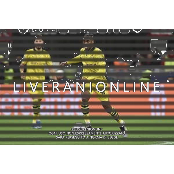 Milan vs Borussia Dortmund nella foto Jamie Bynoe-Gittens (Borussia Dortmund) Milano 28-11-2023 Stadio Giuseppe Meazza - San Siro UEFA Champions League fase a gironi 5a giornata - Gruppo F foto Roberto Garavaglia/ag. Aldo Liverani sas
