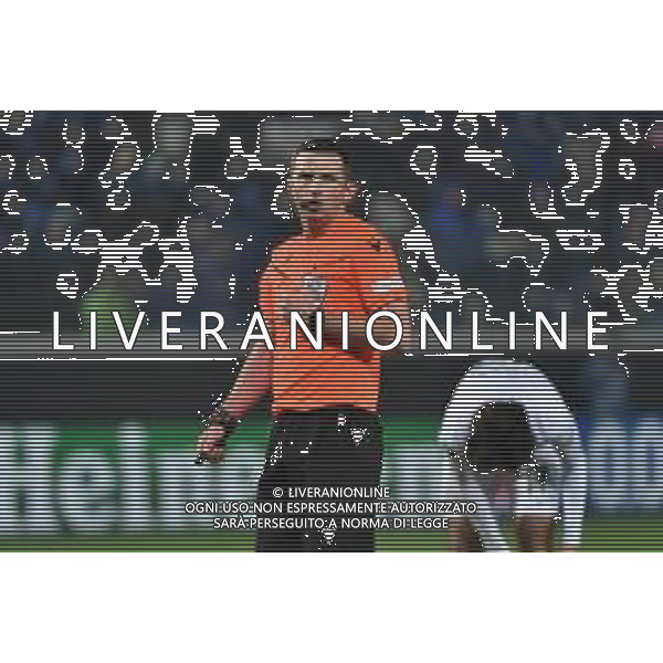 TVRG Atalanta vs Sporting Lisbona nella foto l\'arbitro Michael Oliver (ING) Bergamo 30-11-2023 Gewiss Stadium - Stadio Atleti Azzurri d\'Italia UEFA Europa League - fase a gironi Gruppo D - 5a giornata foto Roberto Garavaglia/ag. Aldo Liverani sas
