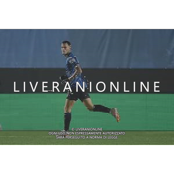 TVRG Atalanta vs Sporting Lisbona nella foto Gianluca Scamacca (Atalanta) esulta dopo il gol dell\'1 a 0 Bergamo 30-11-2023 Gewiss Stadium - Stadio Atleti Azzurri d\'Italia UEFA Europa League - fase a gironi Gruppo D - 5a giornata foto Roberto Garavaglia/ag. Aldo Liverani sas