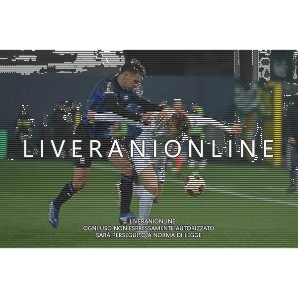 TVRG Atalanta vs Sporting Lisbona nella foto Berat Djimsiti (Atalanta) e Viktor Elnar Gyokeres (Sporting Lisbona) Bergamo 30-11-2023 Gewiss Stadium - Stadio Atleti Azzurri d\'Italia UEFA Europa League - fase a gironi Gruppo D - 5a giornata foto Roberto Garavaglia/ag. Aldo Liverani sas