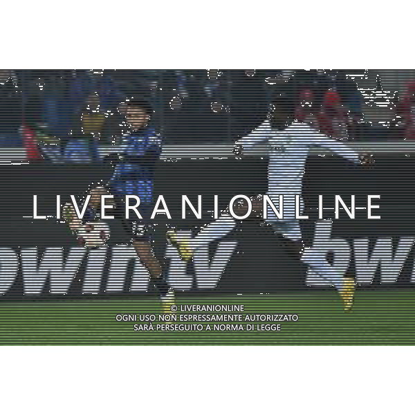 TVRG Atalanta vs Sporting Lisbona nella foto Ederson Jose\' dos Santos (Atalanta) e Matheus Reis de Lima (Sporting Lisbona) Bergamo 30-11-2023 Gewiss Stadium - Stadio Atleti Azzurri d\'Italia UEFA Europa League - fase a gironi Gruppo D - 5a giornata foto Roberto Garavaglia/ag. Aldo Liverani sas