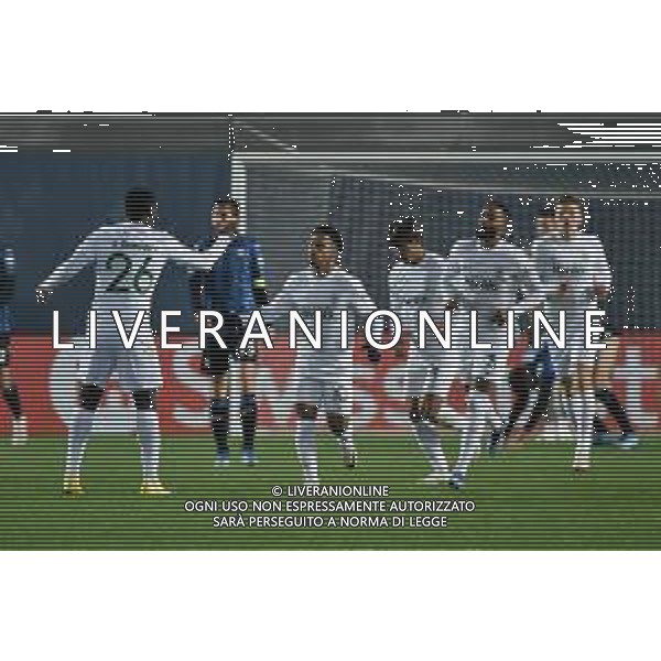 TVRG Atalanta vs Sporting Lisbona nella foto esultanza Sporting Lisbona dopo il gol dell\'1 a 1 Bergamo 30-11-2023 Gewiss Stadium - Stadio Atleti Azzurri d\'Italia UEFA Europa League - fase a gironi Gruppo D - 5a giornata foto Roberto Garavaglia/ag. Aldo Liverani sas