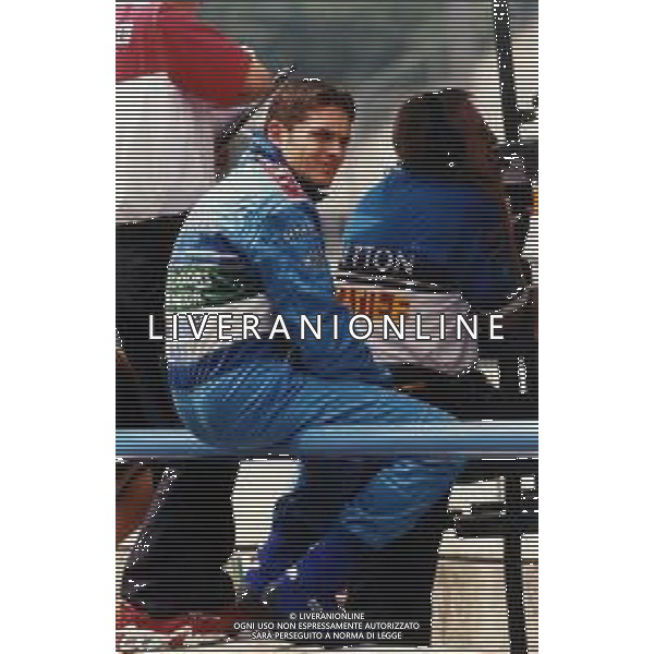 RETROSPETTIVA GIANCARLO FISICHELLA PILOTA F1 NELLA FOTO GIANCARLO FISICHELLA NELL\'ANNO 1998 GP MONZA F1 AG CONTROLUCE.-AG ALDO LIVERANI SAS