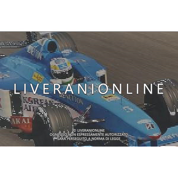 RETROSPETTIVA GIANCARLO FISICHELLA PILOTA F1 NELLA FOTO GIANCARLO FISICHELLA NELL\'ANNO 1998 GP MONZA F1 AG CONTROLUCE.-AG ALDO LIVERANI SAS