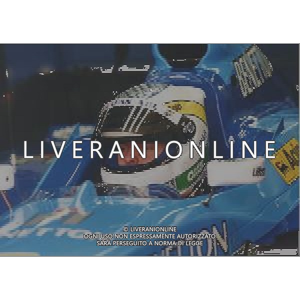 RETROSPETTIVA GIANCARLO FISICHELLA PILOTA F1 NELLA FOTO GIANCARLO FISICHELLA NELL\'ANNO 1998 GP MONZA F1 AG CONTROLUCE.-AG ALDO LIVERANI SAS 
