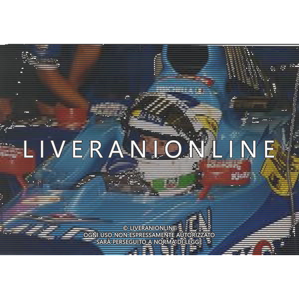 RETROSPETTIVA GIANCARLO FISICHELLA PILOTA F1 NELLA FOTO GIANCARLO FISICHELLA NELL\'ANNO 1998 AG CONTROLUCE.-AG ALDO LIVERANI SAS 