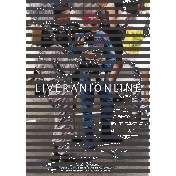 RETROSPETTIVA GIANCARLO FISICHELLA PILOTA F1 NELLA FOTO GIANCARLO FISICHELLA NELL\'ANNO 1998 GP DI MONTECARLO AG CONTROLUCE.-AG ALDO LIVERANI SAS