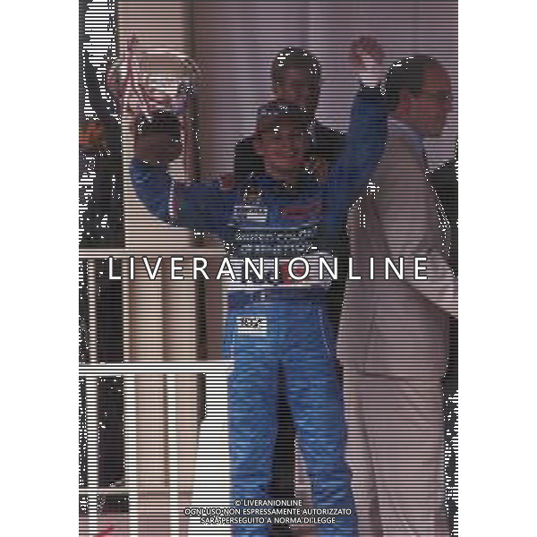 RETROSPETTIVA GIANCARLO FISICHELLA PILOTA F1 NELLA FOTO GIANCARLO FISICHELLA NELL\'ANNO 1998 GP DI MONTECARLO AG CONTROLUCE.-AG ALDO LIVERANI SAS