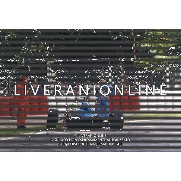 RETROSPETTIVA GIANCARLO FISICHELLA PILOTA F1 NELLA FOTO GIANCARLO FISICHELLA NELL\'ANNO 1998 GP MONZA F1 AG CONTROLUCE.-AG ALDO LIVERANI SAS