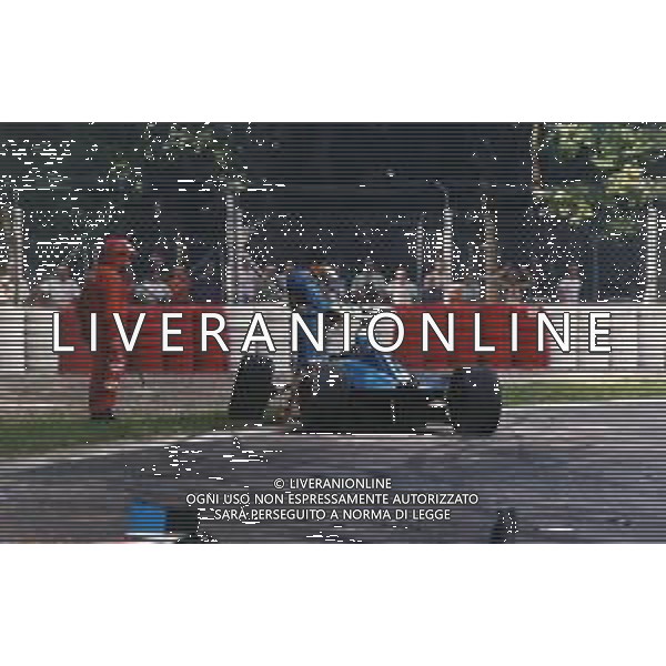 RETROSPETTIVA GIANCARLO FISICHELLA PILOTA F1 NELLA FOTO GIANCARLO FISICHELLA NELL\'ANNO 1998 GP MONZA F1 AG CONTROLUCE.-AG ALDO LIVERANI SAS 