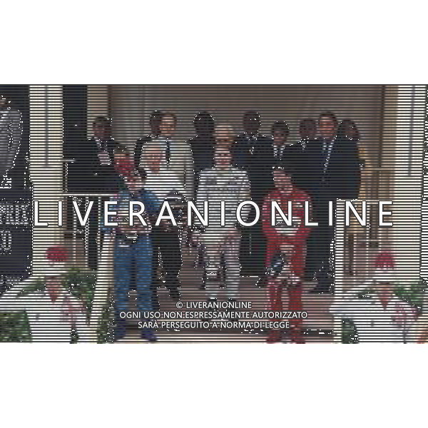 RETROSPETTIVA GIANCARLO FISICHELLA PILOTA F1 NELLA FOTO GIANCARLO FISICHELLA NELL\'ANNO 1998 GP MONTECARLO MIKKA HAKKINEN E EDDIE IRVINE AG CONTROLUCE.-AG ALDO LIVERANI SAS
