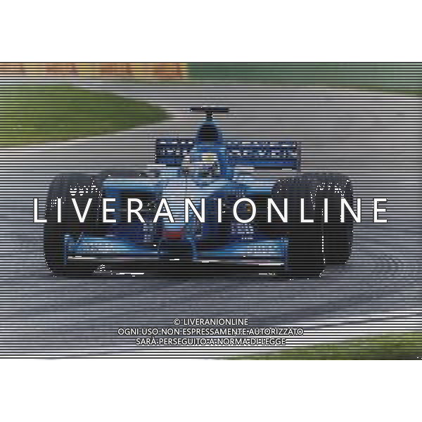 RETROSPETTIVA GIANCARLO FISICHELLA PILOTA F1 NELLA FOTO GIANCARLO FISICHELLA NELL\'ANNO 2000  AG CONTROLUCE.-AG ALDO LIVERANI SAS  