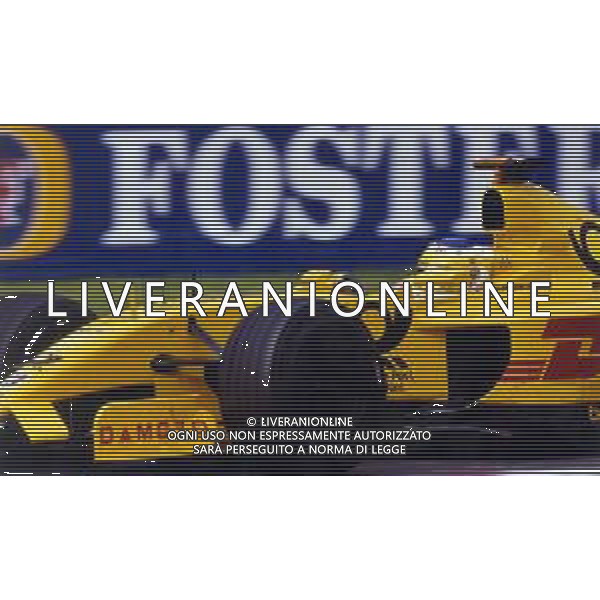 RETROSPETTIVA GIANCARLO FISICHELLA PILOTA F1 NELLA FOTO GIANCARLO FISICHELLA NELL\'ANNO 2002  AG CONTROLUCE.-AG ALDO LIVERANI SAS  