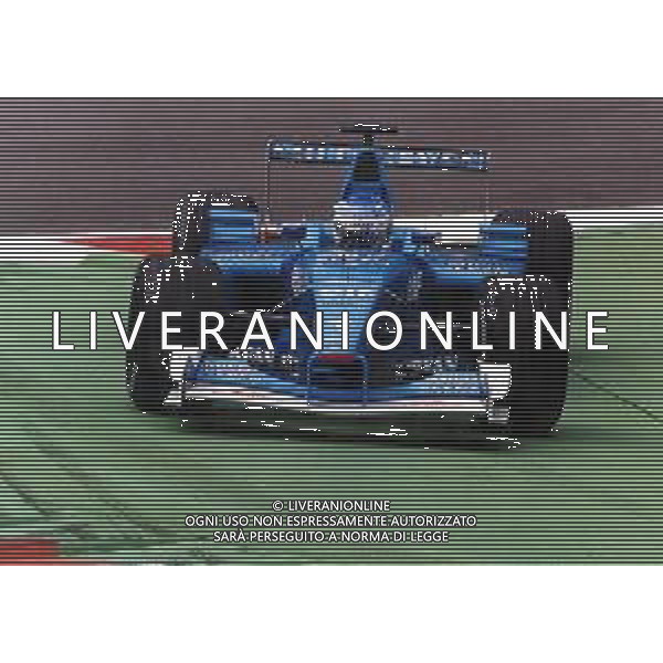 RETROSPETTIVA GIANCARLO FISICHELLA PILOTA F1 NELLA FOTO GIANCARLO FISICHELLA NELL\'ANNO 2001  AG CONTROLUCE.-AG ALDO LIVERANI SAS   