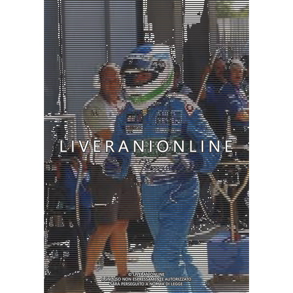 RETROSPETTIVA GIANCARLO FISICHELLA PILOTA F1 NELLA FOTO GIANCARLO FISICHELLA NELL\'ANNO 2001  AG CONTROLUCE.-AG ALDO LIVERANI SAS   