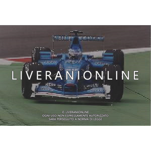 RETROSPETTIVA GIANCARLO FISICHELLA PILOTA F1 NELLA FOTO GIANCARLO FISICHELLA NELL\'ANNO 2001  AG CONTROLUCE.-AG ALDO LIVERANI SAS   