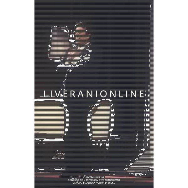 DIAP-RETROSPETTIVA ALBERTO LIONELLO ATTORE NELLA FOTO ALBERTO LIONELLO CON ERIKA BLANC IN TEATRO NELL\'ANNO 1981 A MILANO AG ALDO LIVERANI SAS