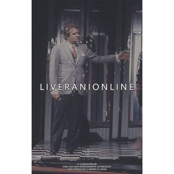 DIAP-RETROSPETTIVA ALBERTO LIONELLO ATTORE NELLA FOTO ALBERTO LIONELLO CON ERIKA BLANC IN TEATRO NELL\'ANNO 1981 A MILANO AG ALDO LIVERANI SAS