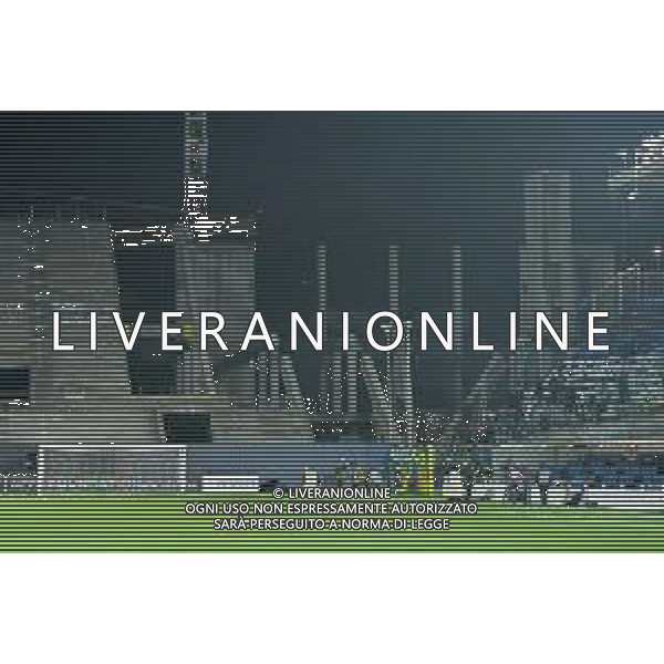 TVRG Atalanta vs Sporting Lisbona nella foto cantiere costruzione nuova curva sud Bergamo 30-11-2023 Gewiss Stadium - Stadio Atleti Azzurri d\'Italia UEFA Europa League - fase a gironi Gruppo D - 5a giornata foto Roberto Garavaglia/ag. Aldo Liverani sas