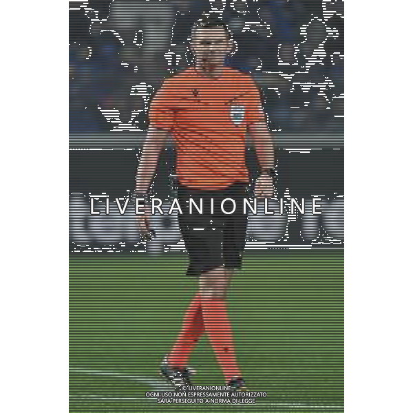 TVRG Atalanta vs Sporting Lisbona nella foto l\'arbitro Michael Oliver (ING) Bergamo 30-11-2023 Gewiss Stadium - Stadio Atleti Azzurri d\'Italia UEFA Europa League - fase a gironi Gruppo D - 5a giornata foto Roberto Garavaglia/ag. Aldo Liverani sas