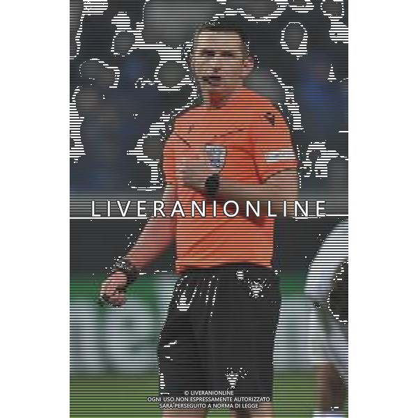 TVRG Atalanta vs Sporting Lisbona nella foto l\'arbitro Michael Oliver (ING) Bergamo 30-11-2023 Gewiss Stadium - Stadio Atleti Azzurri d\'Italia UEFA Europa League - fase a gironi Gruppo D - 5a giornata foto Roberto Garavaglia/ag. Aldo Liverani sas