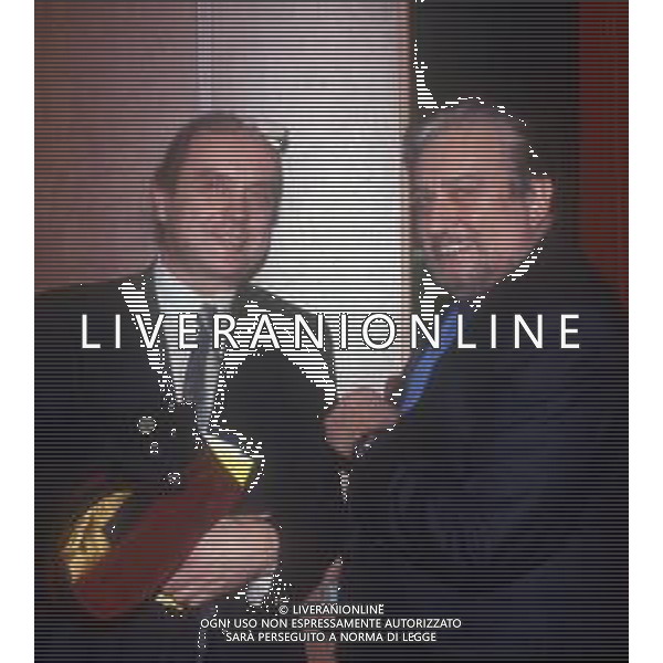 DIAP-RETROSPETTIVA ALBERTO LIONELLO ATTORE NELLA FOTO ALBERTO LIONELLO CON ROBERTO ANTONIO BRIVIO AG ALDO LIVERANI SAS 
