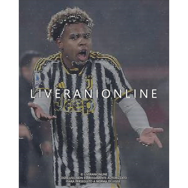 Monza vs Juventus nella foto Weston McKennie (Juventus) Monza 01-12-2023 U-Power Stadium Campionato Serie A TIM - 14a giornata foto Roberto Garavaglia/ag. Aldo Liverani sas/AGENZIA ALDO LIVERANI SAS