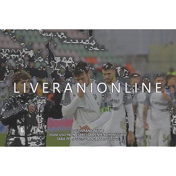 VENEZIA - ASCOLI CAMPIONATO CALCIO SERIE B 02.12.2023 NELLA FOTO DELUSIONE ASCOLI A FINE ASCOLI - ERIC BOTTEGHIN ©AGENZIA ALDO LIVERANI SAS