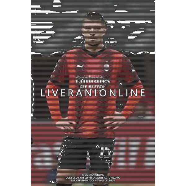 Milan vs Frosinone nella foto Luka Jovic (Milan) Milano 02-12-2023 Stadio Giuseppe Meazza - San Siro Campionato Serie A TIM - 14a giornata foto Roberto Garavaglia/ag. Aldo Liverani sas
