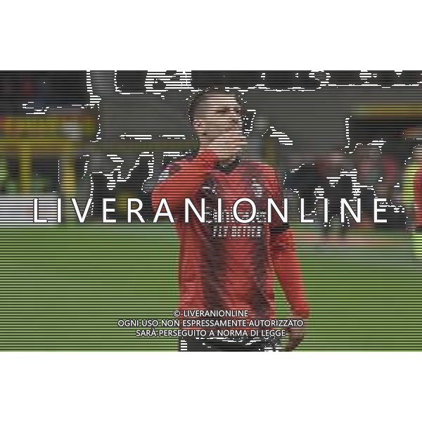 Milan vs Frosinone nella foto Luka Jovic (Milan) esulta dopo il gol dell\'1 a 0 Milano 02-12-2023 Stadio Giuseppe Meazza - San Siro Campionato Serie A TIM - 14a giornata foto Roberto Garavaglia/ag. Aldo Liverani sas