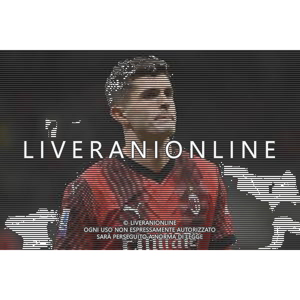 Milan vs Frosinone nella foto Christian Mate Pulisic (Milan) Milano 02-12-2023 Stadio Giuseppe Meazza - San Siro Campionato Serie A TIM - 14a giornata foto Roberto Garavaglia/ag. Aldo Liverani sas/ AGENZIA ALDO LIVERANI SAS