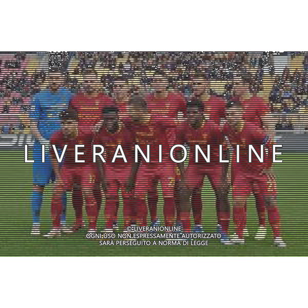 US Lecce team line up during the Italian soccer Serie A match US Lecce vs Bologna FC on December 3, 2023 at Via del Mare Stadium in Lecce, Italy. Photo by Emmanuele Mastrodonato/ag. Aldo Liverani sas