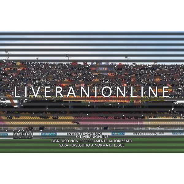 Supporters of US Lecce during the Italian soccer Serie A match US Lecce vs Bologna FC on December 3, 2023 at Via del Mare Stadium in Lecce, Italy. Photo by Emmanuele Mastrodonato/ag. Aldo Liverani sas