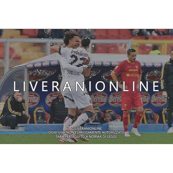 Charalampos Lykogiannis of Bologna FC celebrates after scoring a goal with Joshua Zirkzee of Bologna FC during the Italian soccer Serie A match US Lecce vs Bologna FC on December 3, 2023 at Via del Mare Stadium in Lecce, Italy. Photo by Emmanuele Mastrodonato/ag. Aldo Liverani sas