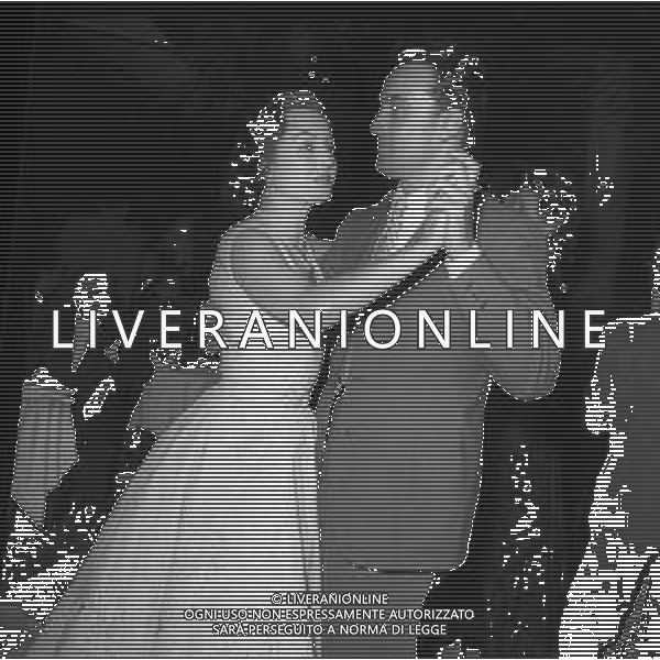 NEG-RETROSPETTIVA LEA PADOVANI ATTRICE NELLA FOTO LEA PADOVANI AI NASTRI D\'ARGENTO A ROMA ANNI 1950-1955 AG ALDO LIVERANI SAS