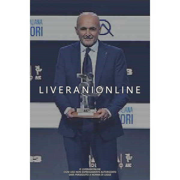 TVRG Gala Calcio 2023 nella foto Luciano Spalletti premiato come miglior allenatore Milano 04-12-2023 Gran Gala del Calcio 2023, l\'appuntamento organizzato dall\'AIC Associazione Italiana Calciatori per premiare i protagonisti della stagione 2022-2023 foto Roberto Garavaglia/ag. Aldo Liverani sas