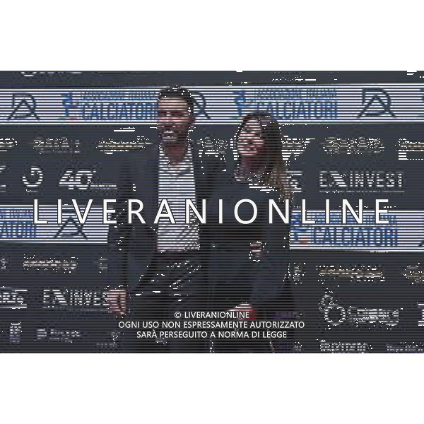 TVRG Gala Calcio 2023 nella foto Gianluigi Buffon e Ilaria D\'Amico Milano 04-12-2023 Gran Gala del Calcio 2023, l\'appuntamento organizzato dall\'AIC Associazione Italiana Calciatori per premiare i protagonisti della stagione 2022-2023 foto Roberto Garavaglia/ag. Aldo Liverani sas